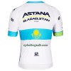 Cykeltrøje 2022 Astana Qazaqstan Kasakhisk Mesterskab Blå Hvid